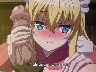 hentai // สีบลอนด์ที่ไม่ถูกตรวจด้วยหัวนมที่สมบูรณ์แบบและตูดรัก creampie