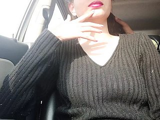 Borsa doggystyle per amico approximately auto all'aperto - sesso rischioso, hornycouple149