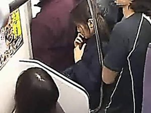 무고한 하이틴 기차 오르가즘 모색