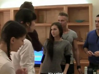 Vahşi ve çılgın öğrenci seks partisi