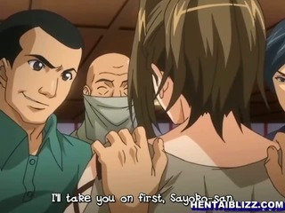 Atrapados chicas hentai japoneses gangbanged duro