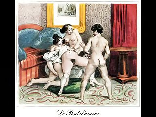 Erotic Biedermeier Gravures acier - Johann Nepomunk Geiger