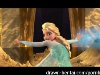 إلسا في المجمدة ممارسة الجنس