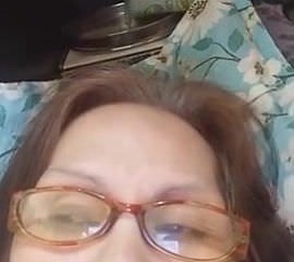 Granny Evenyn Santos does anal front again.