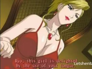 گائے اتارنا screwing کچھ milfs ہے Hentai