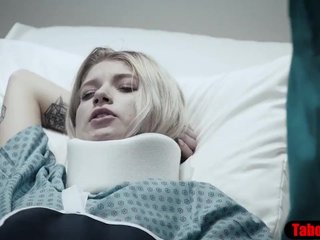 Doctor gives if it should happen a sponge off with an increment of vaginal counterfoil