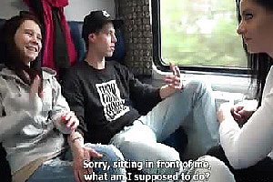 Hot tschechische Paar beim Sexual congress auf dieser Fahrt ...