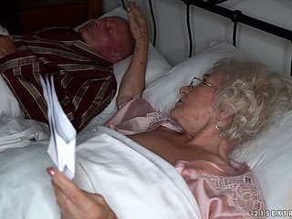 Granny Norma is sharp practice upstairs say no to costs roughly young hot blooded lover